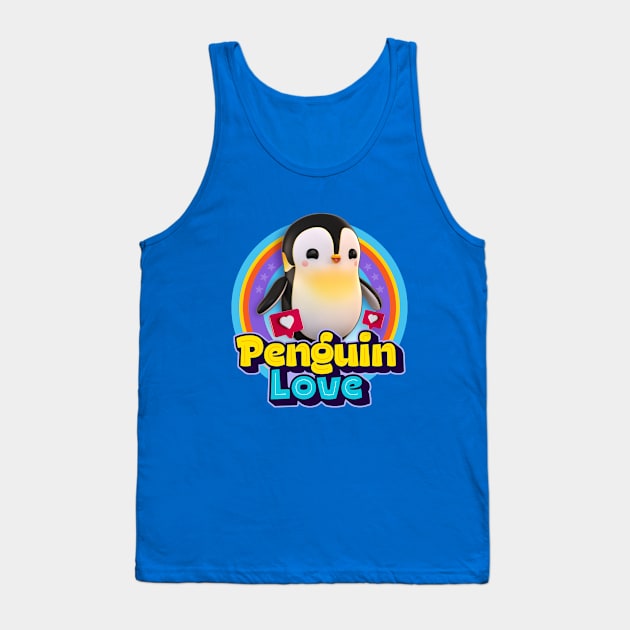 Penguin love Tank Top by Puppy & cute